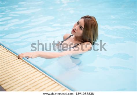 Sexy Beautiful Women Wearing White Bikini Stock Photo 1391083838 Shutterstock
