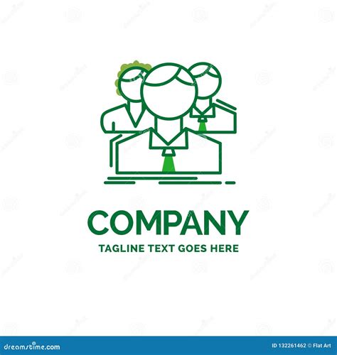 group multiplayer people team  flat business logo temp stock