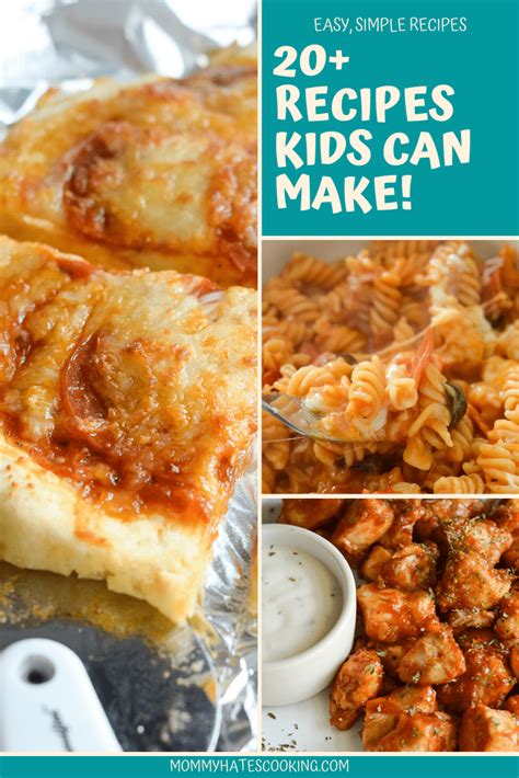 20+ Kids Cooking Recipes - Mommy Hates Cooking