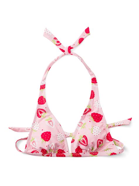 Haut de bikini triangulaire rigolo Fraises sucrées Dedoles