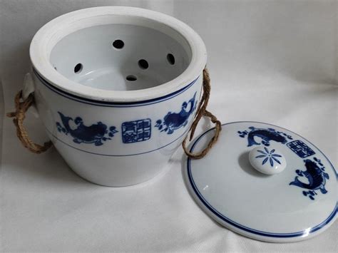 Chinese Ceramic Double Boiler, Furniture & Home Living, Kitchenware ...