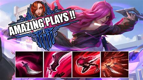 KATARINA MONTAGE HOT AMAZING PLAYS MIND BLOWING MOMENTS EXPERIENCE IT YouTube