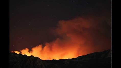 Time Lapse Video Of Carpenter One 1 Fire Mt Charleston Las Vegas