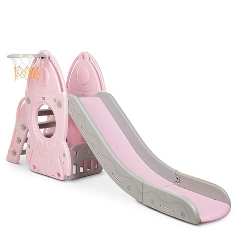 Горка Bambi Ракета Розовая (L-HJ01-8) в інтернет магазині Spok 💕 в ...