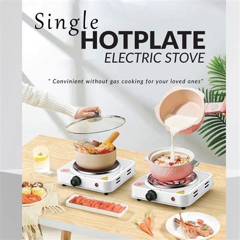 Single Hot Plate Electric Stove Mini Cooker Portable Travel Multifunction Cooking Dapur Memasak