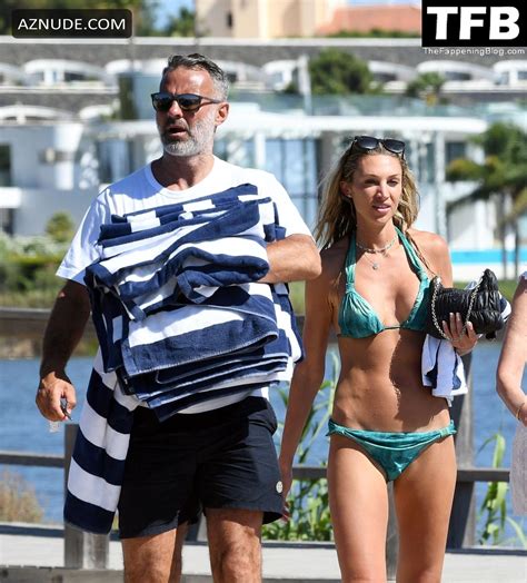 Zara Charles Sexy Seen Flaunting Her Hot Bikini Body At The Beach In Portugal Aznude