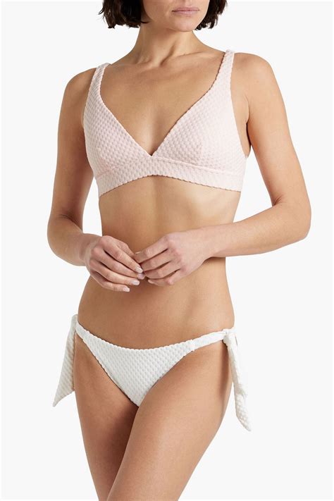 Seafolly Riviera Stretch Jacquard Low Rise Bikini Briefs The Outnet