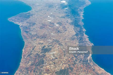 Aerial View Of Eastern Cyprus Stock Photo Download Image Now Above