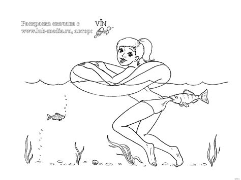 Безопасность на воде раскраски для детей - 66 фото