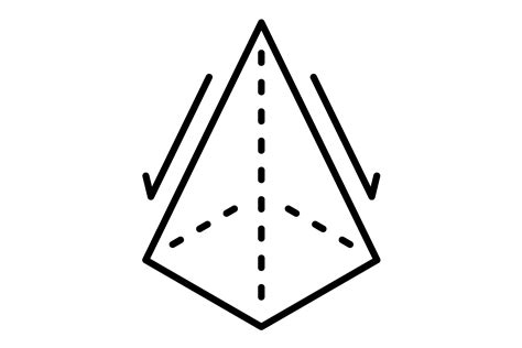 Pyramid Outline Icon Graphic by Mahi Icons · Creative Fabrica