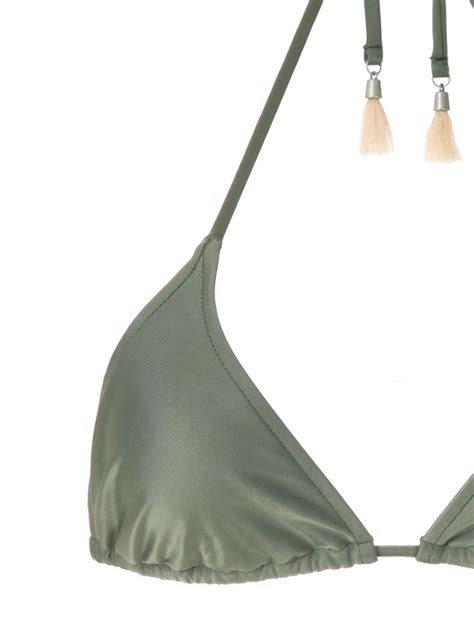 Lygia Nanny Maya Bikini Set Green FARFETCH