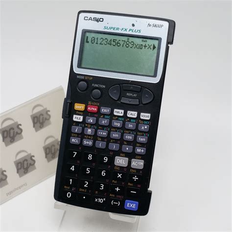 เครื่องคิดเลข casio fx 5800p มือสอง ใช้งานได้ปกติ 150124 | Shopee Thailand