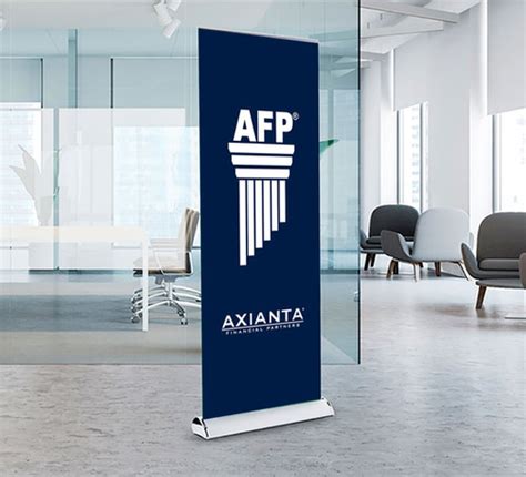 Deluxe Single Sided Retractable Banner Stands 33 X 80 Axianta