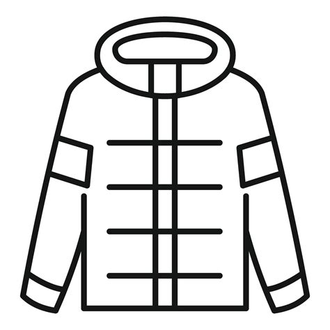 Warm winter jacket protecting from cold weather 52236099 Vector Art at