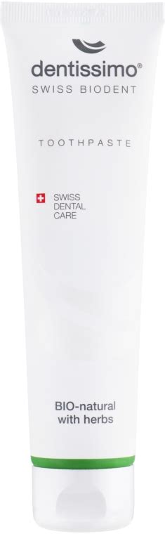 Зубная паста "Натуральная с целебными травами" - Dentissimo Bio-Natural ...