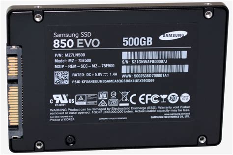 Samsung SSD 850 Evo 500GB Review Photo Gallery TechSpot