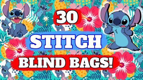 30 STITCH BLIND BAGS DISNEY DOORABLES MORE YouTube