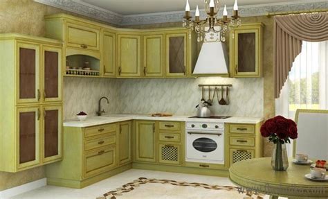 Кухня Прованс Оливковая Цена (под заказ) Кухни | Кухня, Оливковая кухня ...