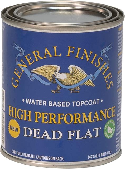 General Finishes High Performance Water Based Topcoat 1 Pint Flat Varnish Amazon Canada