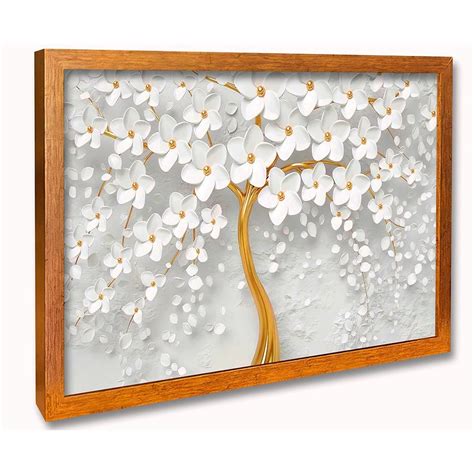 Quadro Decorativo Cerejeira Gold