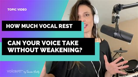 How Much Vocal Rest Can Your Voice Take Tips To Help Your Voice