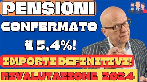 Pensioni Aumenti Del Confermati Rivalutazione Esempi E