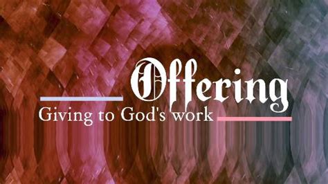 Church Motion Background: Offering Loop - 'One In Christ