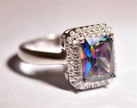 northern lights topaz ring  alaska gift company