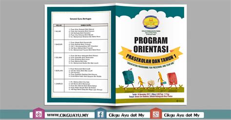 buku program orientasi prasekolah    cikgu ayu dot