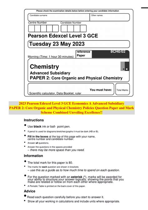 Edexcel Economics May 2013 Mark Scheme 8