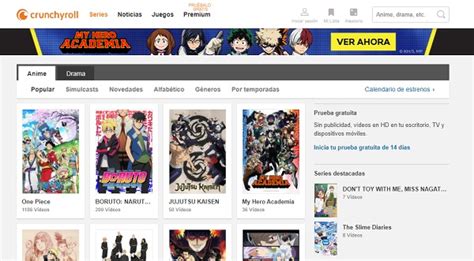 P Ginas Web Para Ver Anime Online Gratis Lista