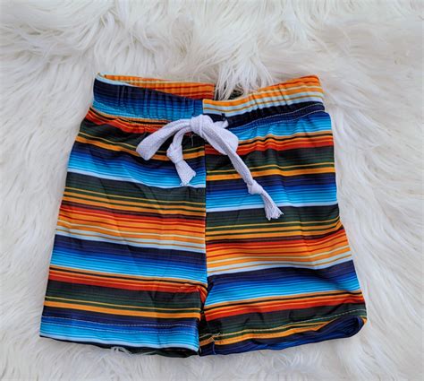 Serape Swim Trunks Swanky Tots