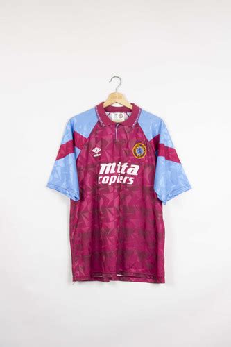 Maillot Umbro Football Aston Villa Home Vintage 199092 Xl