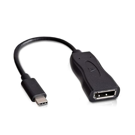 V7 USB Video Adapter USB-C Male to DisplayPort Female, Black - Walmart.com - Walmart.com