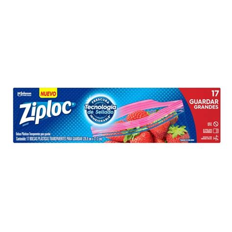 Bolsas Herm Ticas Ziploc Grandes Doble Cierre Pzas Walmart