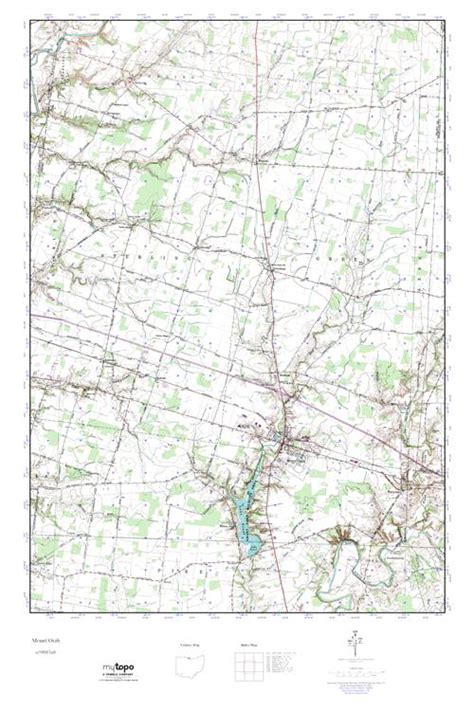 Mytopo Mount Orab Ohio Usgs Quad Topo Map
