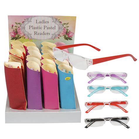 Wholesale Reading Glasses With Case Display Assorted Sku 2332970 Dollardays