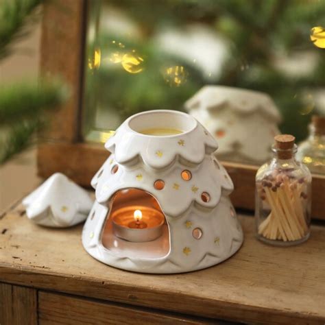 Ceramic Christmas Tree Wax Burner Homeware Lisa Angel