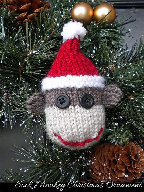 Sock Monkey Christmas Ornament Pattern By Aunt Janet S Designs