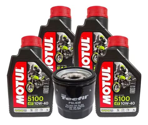 Troca De Oleo Yamaha Xj6 N 4 Litros Motul 10w40 Filtro Frete grátis