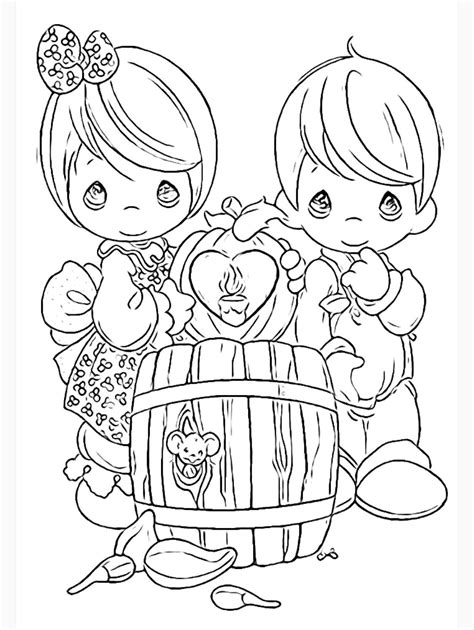 Precious Moments Family Coloring Pages