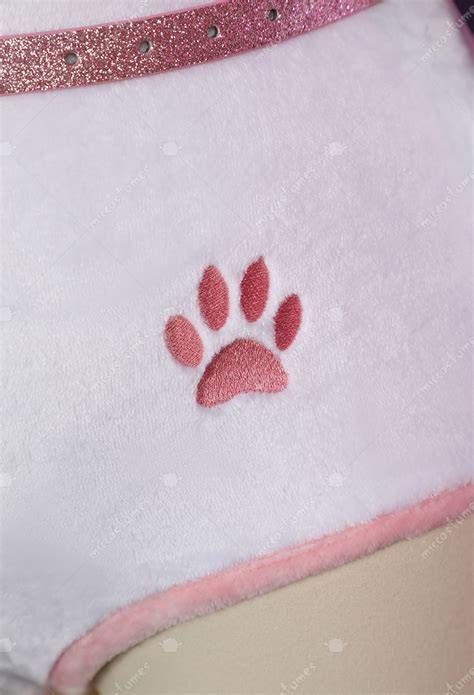 Plus Size PM Derivative Fluffy Bodycon Romper Sexy Lingerie Furry Hooded Bodysuit Top