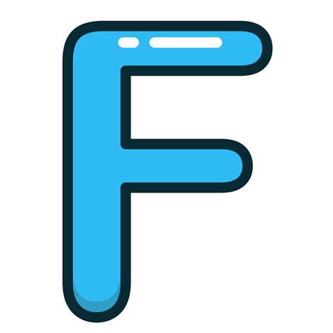 Blue F Letter Alphabet Letters Icon Free Download