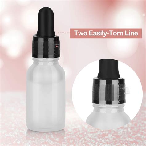 500 Clear Perforated Shrink Bands for Essential Oil Bottles - 1.8 x 0.9