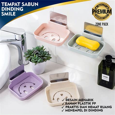 Jual Tempat Sabun Smile Tempat Sabun Tempel Dinding Tanpa Paku