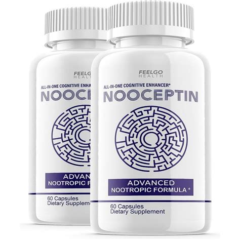 2 Pack Nooceptin New Formula Nooceptin Capsules Nooceptin Brain