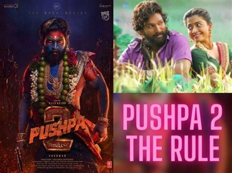 film pushpa   rule  poster   shared  allu arjun
