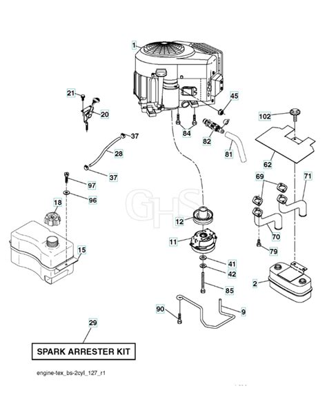 Husqvarna Cth2642Tr Engine GHS