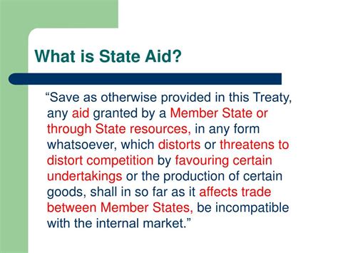 Ppt State Aid An Introduction Powerpoint Presentation Free