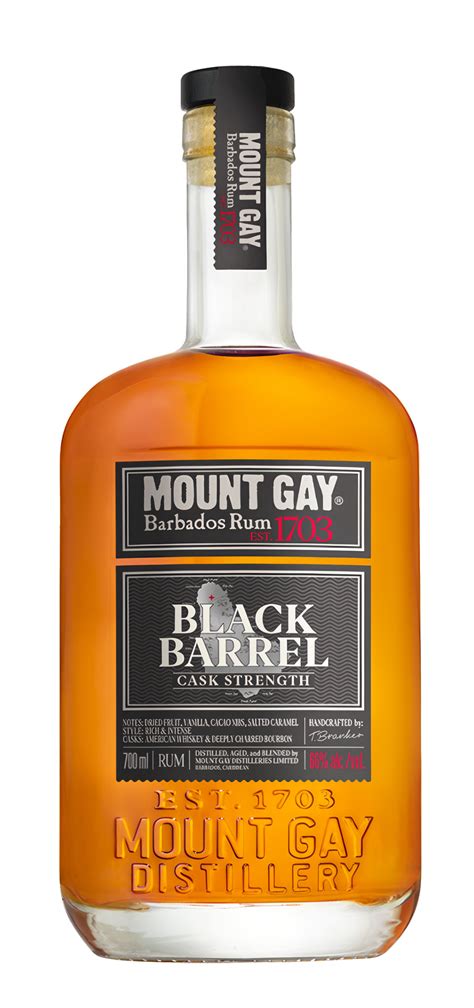 Mount Gay Black Barrel Cask Strength Rum From Barbados Robs Rum Guide